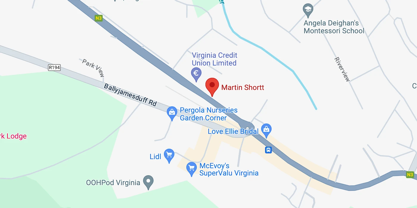 Map showing location of Virginia Branch